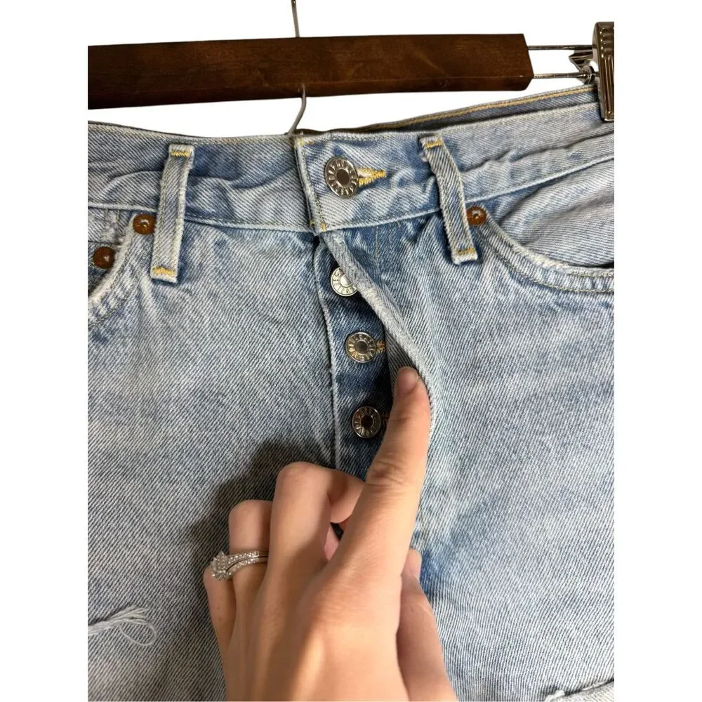 AGOLDE Parker Shorts in Swapmeet Size 27 - Picture 5 of 7